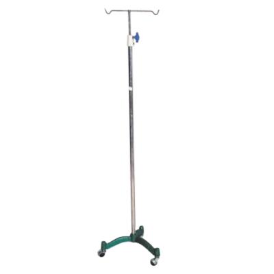 China Contemporary Mobile Hospital Use Stainless Steel I.V Stand Aluminum Cheap IV Pole for sale