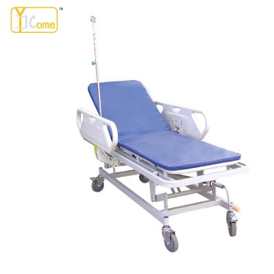 China Transport Solution Effectively Transfer Stainless Steel Stretcher / Patient Nursing Flat Patient Trolley for sale