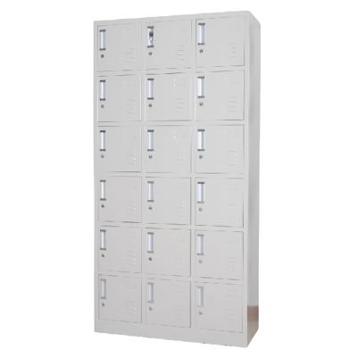 China Contemporary Good Quality 18 Drawer Office Furniture Storage Equipment Workstation Movable Steel Cabinet for sale