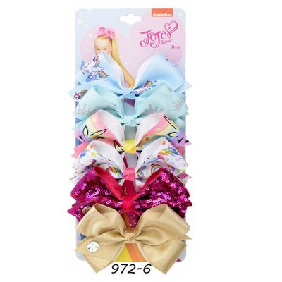 China Cute JOJO Siwa Clips Hair Bows Lead Free Nickel Free Girls Hair Barrettes Accessories For Toddler Kid for sale