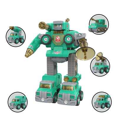 China Building Toy 2021 New Design Kids Educational 5 In 1 Building Block Robot for sale