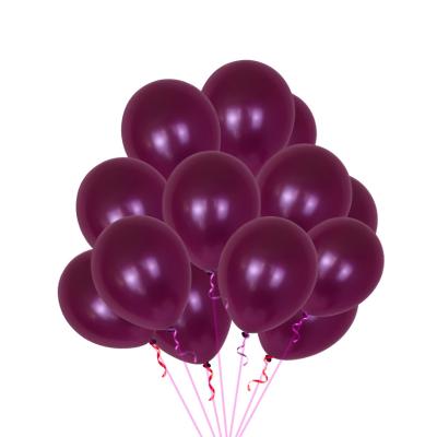 China Hot Sale Party Decoration 12 Inch Red Grape Latex Balloons For Happy Birthday Balloon Party Balloon Baby Shower Wedding Supplies for sale