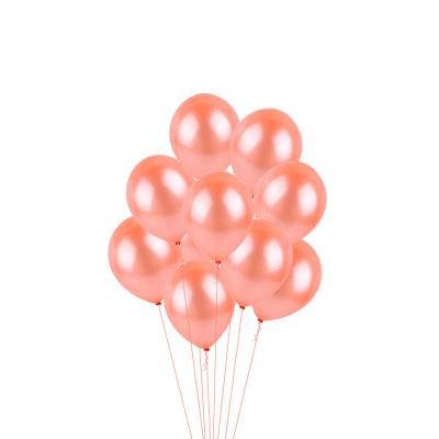 China Party Decoration 12 Inch Rose Gold Latex Balloons For Wedding Birthday Halloween Decoration 3.2g Balloons Party Supplies Birthday Balloons for sale