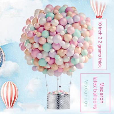 China Party Decoration Macaron Color Valentine's Day Balloon Wedding Birthday Party Confession Layout Arch Decoration Romantic Balloon for sale