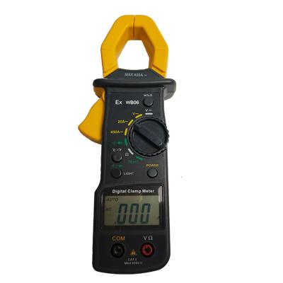 China WB06 value clamp meters ac dc clamp meter digital Explosion-proof Digital Clamp Meter/True effective value WB06 for sale