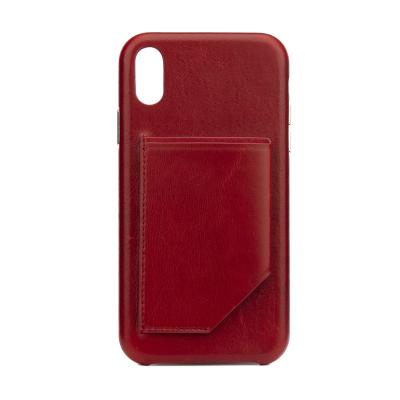 China Fashion High Quality Protective Kickstand Card Slot Phone Case Cover Device Leather Mobile Shell For iPhone XS for sale