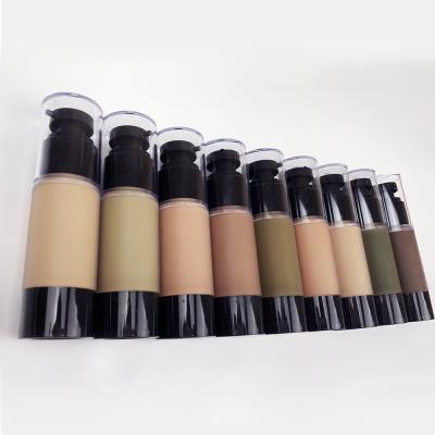 China Custom Cream Matte Foundation Waterproof Concealer Pencil 9 Color Logo Makeup Liquid Foundation Persistent Full Coverage Concealer for sale