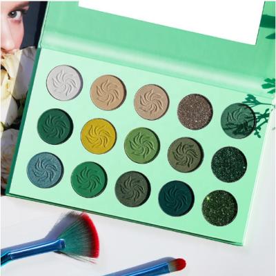 China Best High Glitter Vegan Eyeshadow Private Label Waterproof Pigmented Eyeshadow Palette for sale