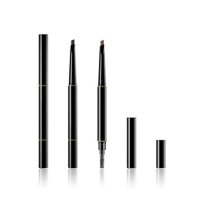 China Dual Main Waterproof Eyebrow Pencil Fork Tip Eyebrow Tattoo Pen Fine Long Lasting Waterproof Natural Eyebrow Pencil for sale