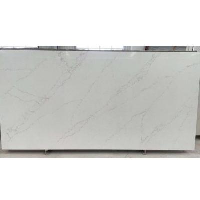 China Fantasy White Quartz Slab Durable Synthetic Engineered Quartz Countertops Calacatta Countertops Slabs Slabs Price for sale