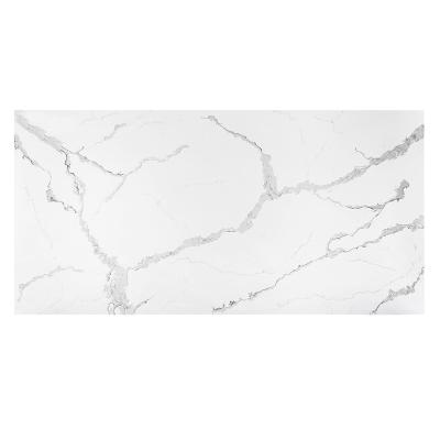 China DC460138 durable high quality calacatta marble quartz slabs calacatta countertop engineered quartz for sale