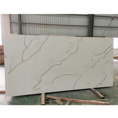 China Durable Good Quality Polished Solid Outdoor Quartzite Veined Stone Slab For Countertop Kitchen for sale