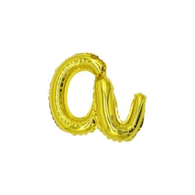 China The Gift Toy The Slim Version Letter 16 Inch Tiny Letters Foil Balloon for sale