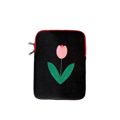 China Floral Protector Laptop Pouch For iPad 11 13 15 Inch Notebook Laptop Bag Cover for sale