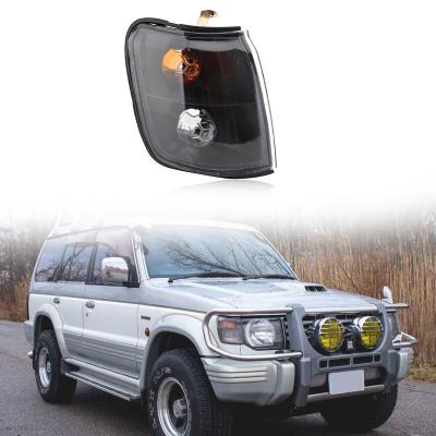 China High Brightness Car Modified Pajero Lamp Corner Light Turn Signal Light Smoked Black Turn Indicator For Mitsubishi Pajero V31 V32 1992-1996 for sale