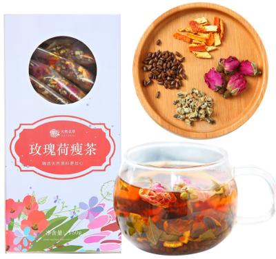 China Best Natural and Healthy Chinese Selling Traditional Weight Lose Tea Rose Lotus Slimming Tea for sale