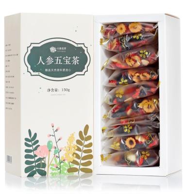 China no-speical preservatives chinese male fertility tea ginseng 5 treasure tea for men for sale