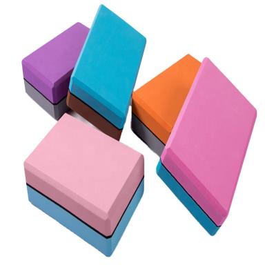 China New Breathable High Density Yoga Brick Two Color Dance Brick 200g Eva Yoga Training Brick for sale