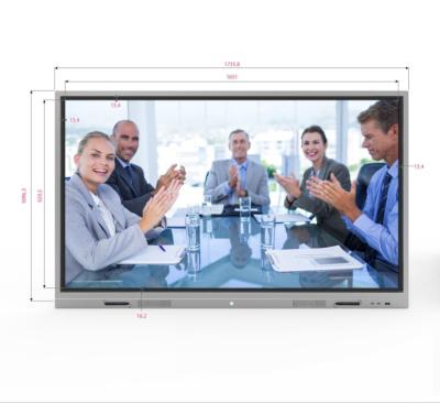 Κίνα 75 inch touch screen interactive LCD whiteboard education smart board flat panel προς πώληση