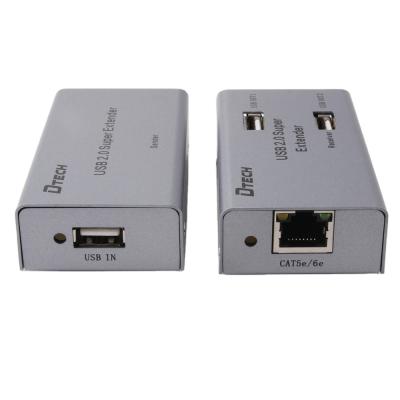 China Dtech HDMI Supplement Over CAT5e USB2.0 4Ports 50m USB 2.0 Supplement DT-7014A for sale