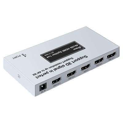 China Hot Selling Video Splitter 4k 3d HDMI TV Camera Splitter DT-7144A 1 to 4 Ways for sale