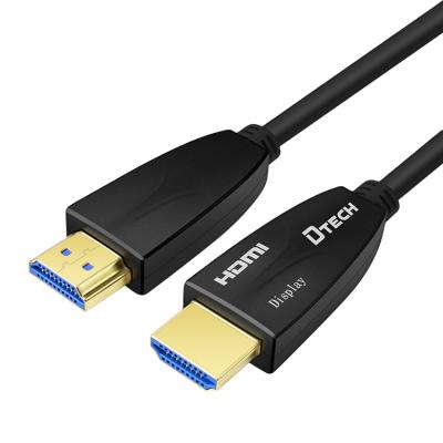 China Multimedia Dtech 4k Fiber Optic Cable HD 1080p@60hz 1m 24K AOC Hdmi Gold Plated Fiber Optic Cable for sale