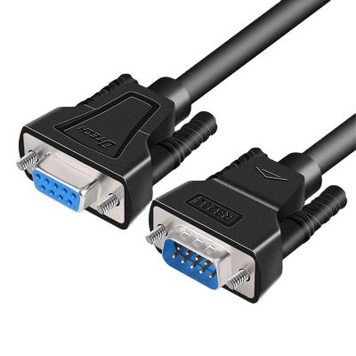 China 9 Pin Dtech China Manufacturer Professional Serial Cable Assembly USB DB9 Serial Adapter 9pin RS232 Cable for sale