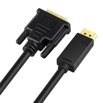 China COMPUTER DTECH Support 5Gbps Rate 24 + 1dvi 1080P 60HZ Line DP To DVI HD Video Cable for sale