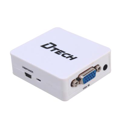 China Plug and play mini hd video converter hdmi to vga data audio xnxx video for sale