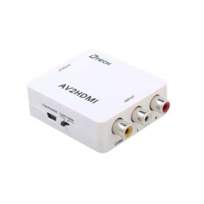 China Dtech Converter High Quality Support Multimedia Audio Video Signal AV 1080P 60Hz To HDMI Converter for sale