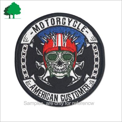 China 3D factory direct sale high quality cheap OEM embroidery patch for motors custom logo patch for garment accessories for sale