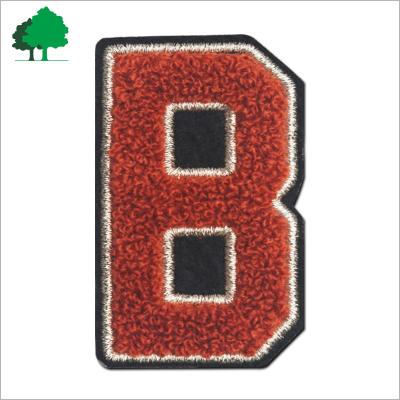 China factory direct 3D hot sale high quality cheap embroidery wholesales chenille patches for sale