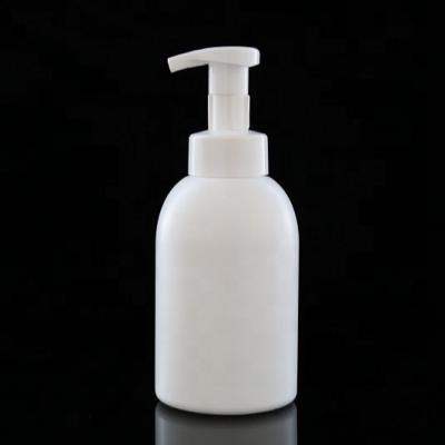 China Custom White Household Products HDPE Foam Foam Pump Bottle 500ml Hand Soap Foam Bottle for sale