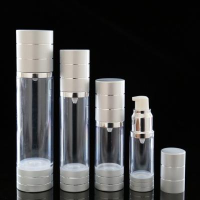 China Household Products Empty Pump Bottle 15ml 30ml 50ml 100ml Airless Serum Airless Bottle for sale