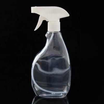 China Household Products Clear Spray Mist Bottle 500ml Trigger Spray Pump Bottle for sale