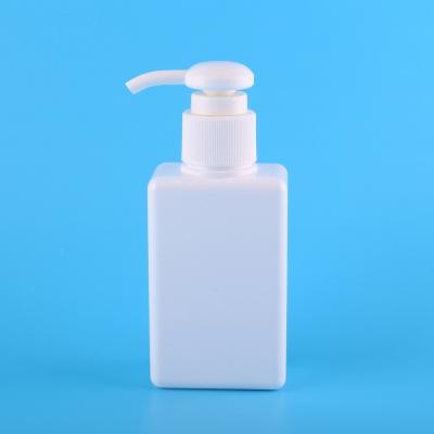 China Household Products PET Plastic Cosmetic Bottle 100ml Square Empty Body Care Pump Lotion Dispenser Bottles 3.3oz Shampoo Conditioner Packaging for sale