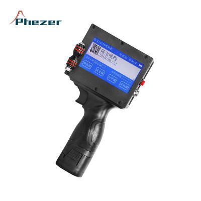 China High Quality Hotels Easy Operate Date Handheld Portable Inkjet Printer Phezer P3S Hand Inket Printing Machine For Wood for sale