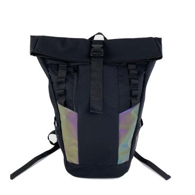 China Fashion RPET Plastic Recycling Eco-friendly Ocean Roll Bag Office Backpack Waterproof for sale