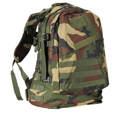 China Outdoor anti-theft battlefield camouflage backpack, 3D assault backpack, tourist mountaineering tactical backpack for sale