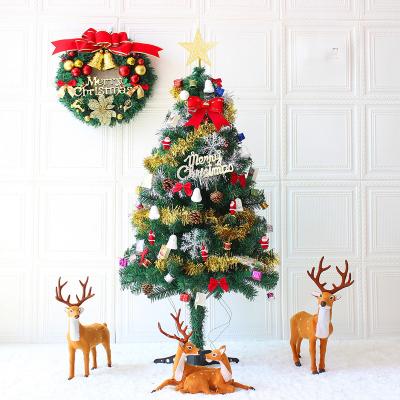 China Non-Toxic Luxury Christmas Tree Set 1.5 1.8 2.1 Meters Holiday Decoration Hotel Mall Outlet Factory Set Figure for sale