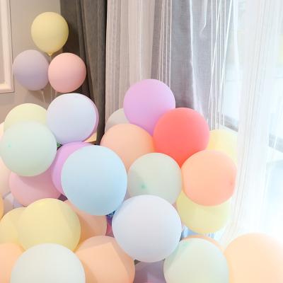 China 10 Inch Macarons Pastel Balloons Bath Baby Wedding Birthday Party Decoration Kids 100pcs Hot Wholesale Indoor Outdoor Latex Balloon for sale