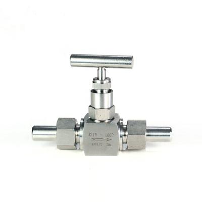 China gas valve hydraulic power stainless steel needle valve t type price for sale