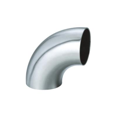 China Carbon Steel Food Grade Pipe Fittings 304 Stainless Steel Weld Elbow for sale