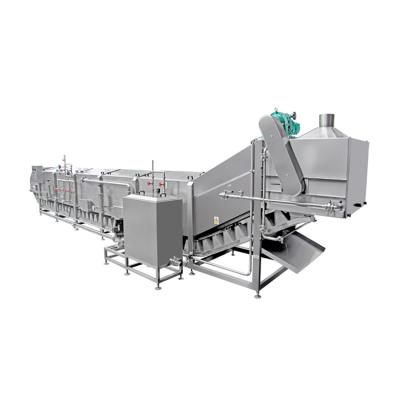 China Food Industry Equipment Automatic Food Processing Machine Belt Runner Beans Steam Continuous Blanching Machines for sale