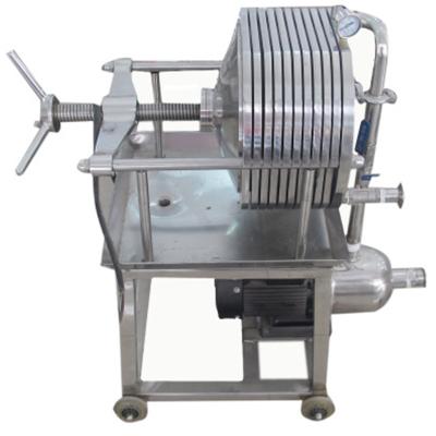 China Streaks: pharmaceutical beverage / beer plate frame filter with electric pump for sale