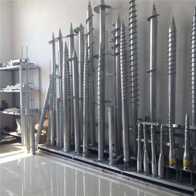 China All Buildings China Factory Directly Ground Screw Anchor With ISO And BSCI Approved for sale