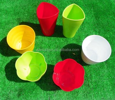 China Garden decoration all kinds of plastic pots for sale