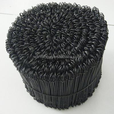 China Binding wire bar ties and bar tie tornado / black or galvanized wire bag ties for sale