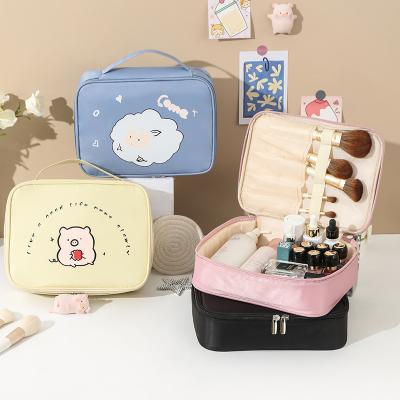 China New Japan style CIA cosmetic bag makeup brush classification and organize storage beauty bag cosmetic bag small and cute for sale