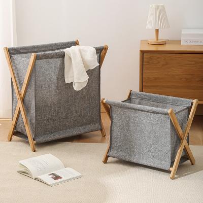 China Modern Household Folding Laundry Basket Laundry Storage Laundry Basket Clothes Storage Dirty Basket for sale